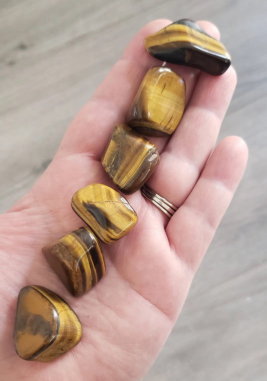 Tumbled Tiger's Eye Stones