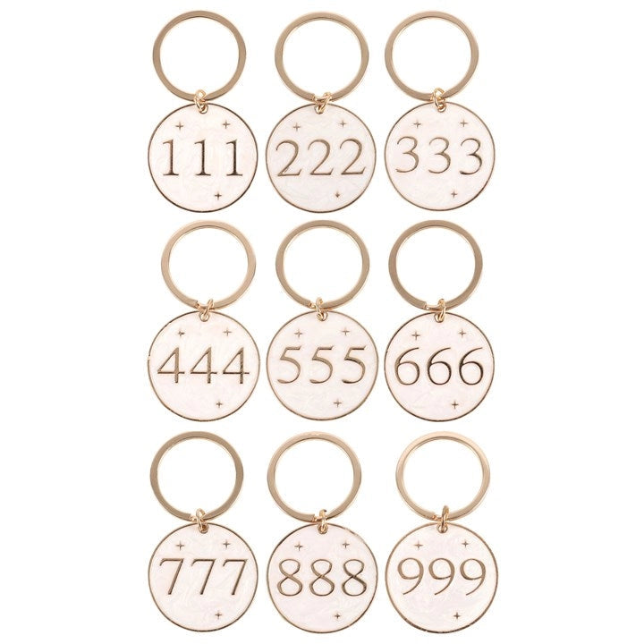 Angel Number Keyring