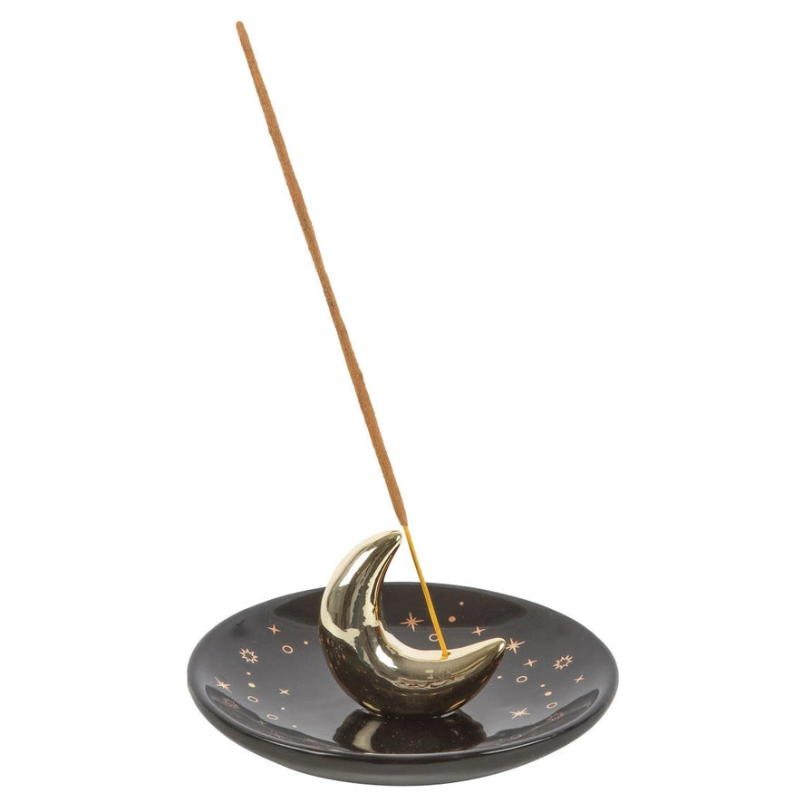 Crescent Moon Incense Holder