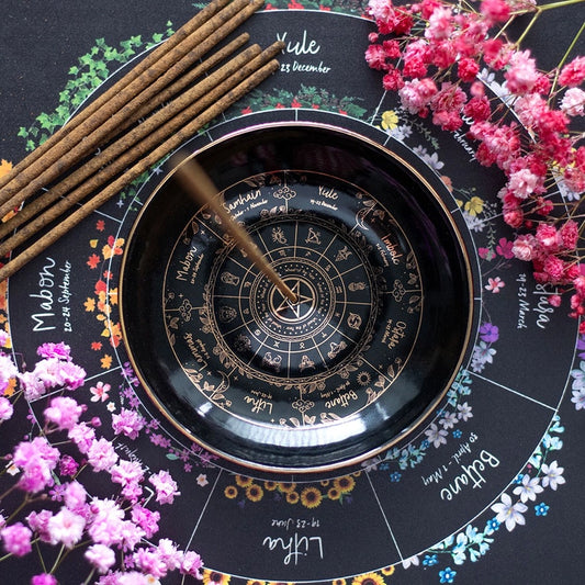Wheel of the Year Stick Incense Holder